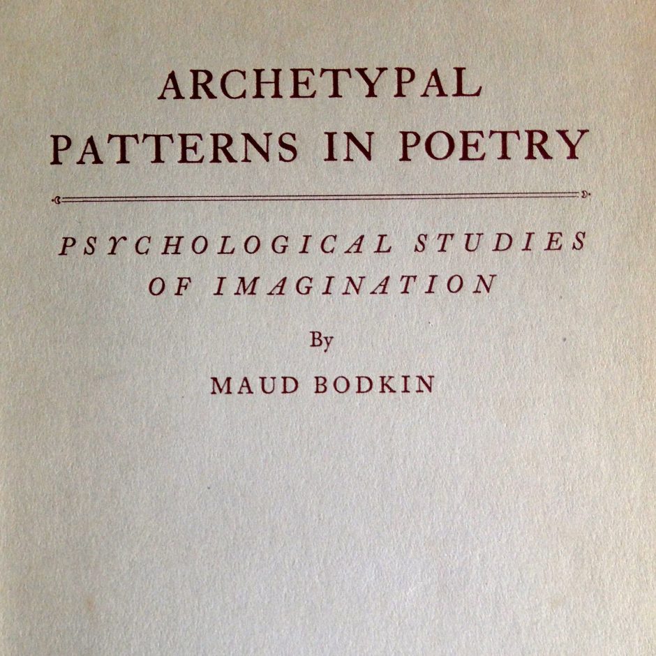 archetypal patterns in poetry by maud bodkin pdf