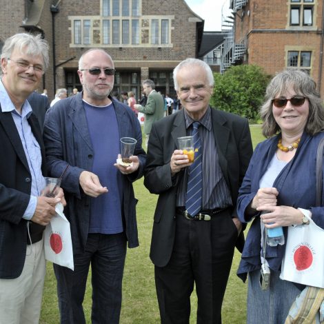 Philip Rundall, John Hopkins, Peter Maxwell Davies, and Anne Thomson at the Charter Event 2010